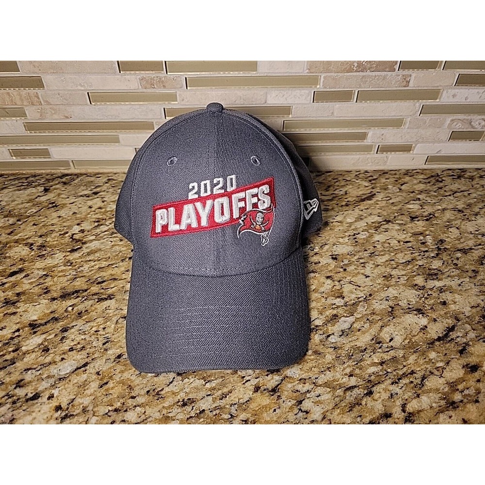 Tampa Bay Buccaneers Hat Cap New Era 9FORTY 2020 Playoffs NFL Football Strapback